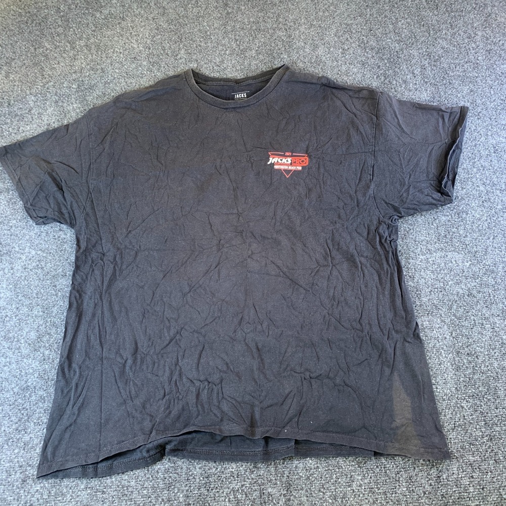 Jack's Surfboards T Shirt Mens 2XL Black California Pro Huntington Beach Pier